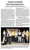 Schachturnier an der RzBO